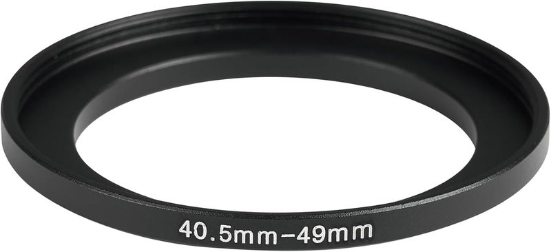 JOYTOLIN 40.5-49mm Metal Step-Up Ring Adapter Compatible with Mirrorless Cameras DSLR Lens, UV CPL ND Filter Thread Converter, Black - Image 2